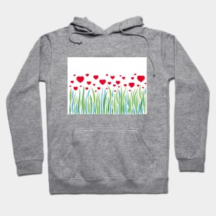 Heart Flowers Hoodie